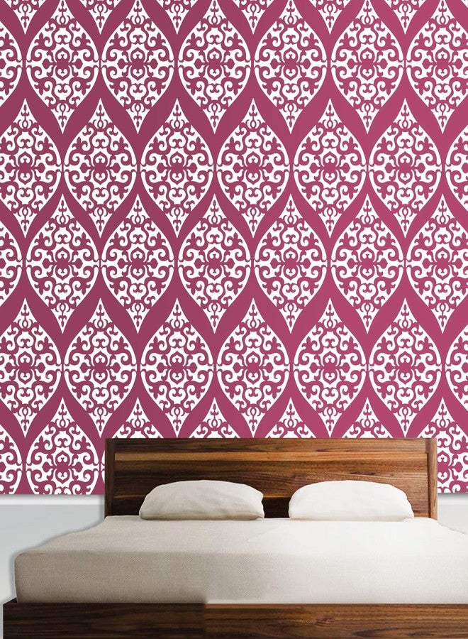 DECORNOW Featured Void Rajasthan's Pilgrim Reusable DIY Wall Stencil Painting, Suitable for Home Decoration, Wall Decoration Size : (16 inch x 24 inch) - Image 2